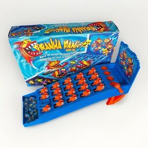 Piranha Panic Board Game Fish Marbles Ages 5-Up Complete